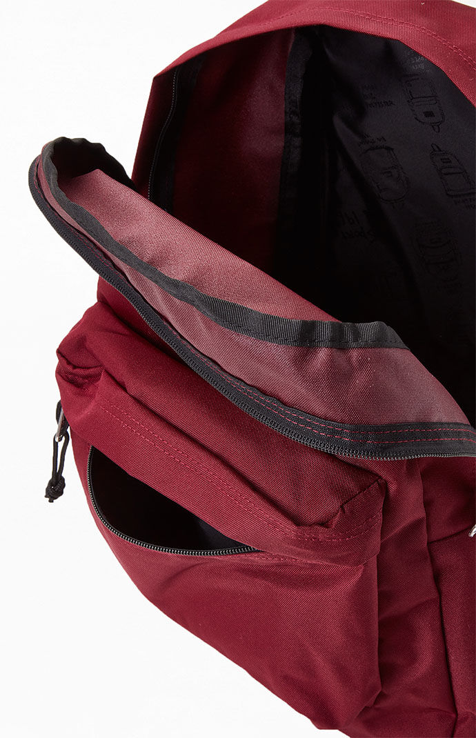 Burgundy best sale jansport backpack