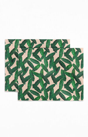 4 Pack Green Placemats image number 1