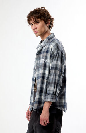 Logo Flannel Long Sleeve Shirt image number 3