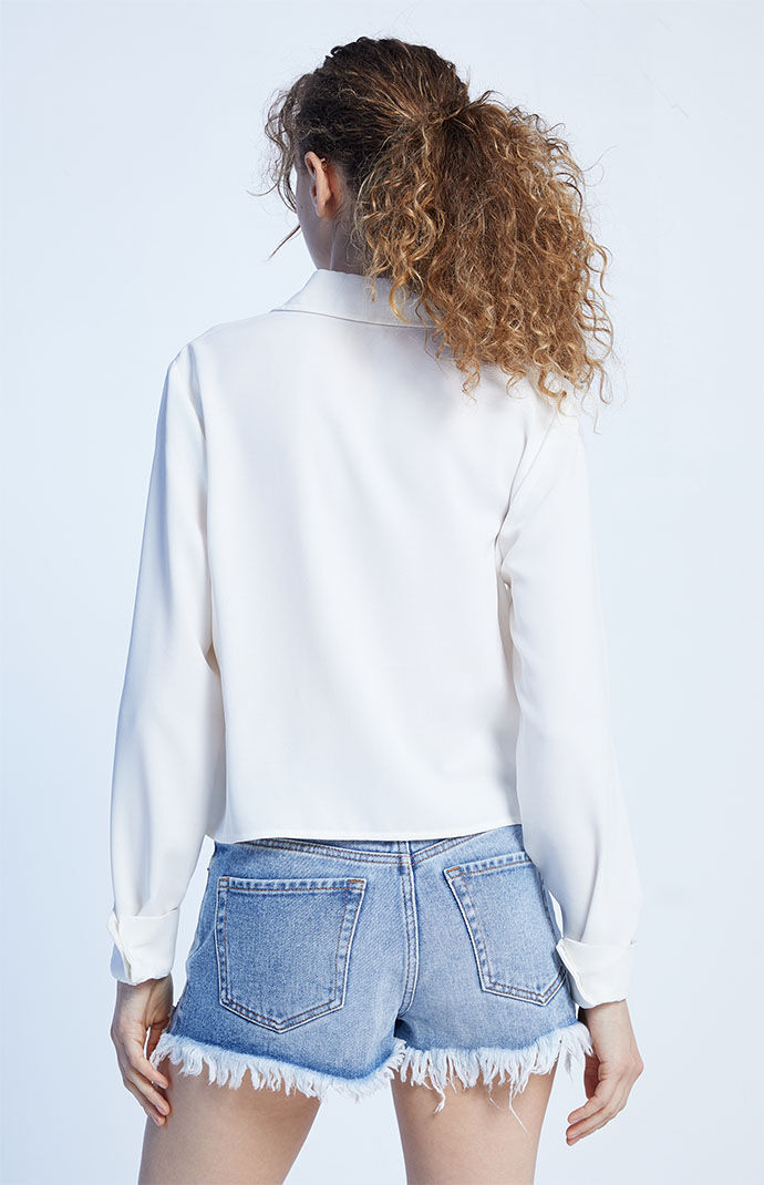 Your Favorite '90s Long Sleeve Button Down Top | PacSun
