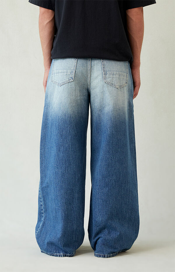 Pacsun Ryder Ultra Baggy Jeans Medium Blue