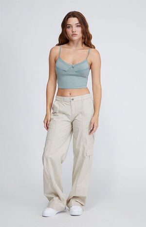 Lace Trim Tank Top image number 4