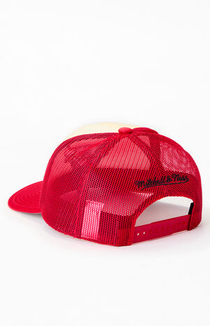 Chicago Bulls Vintage Block Trucker Hat image number 3