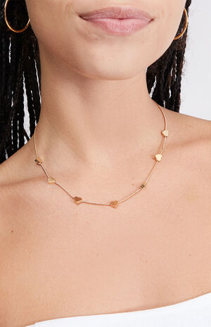 Heart Choker Necklace image number 2