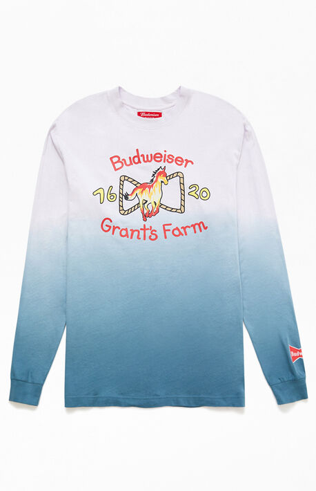 By PacSun Dip-Dyed Grant's Farm Long Sleeve T-Shirt