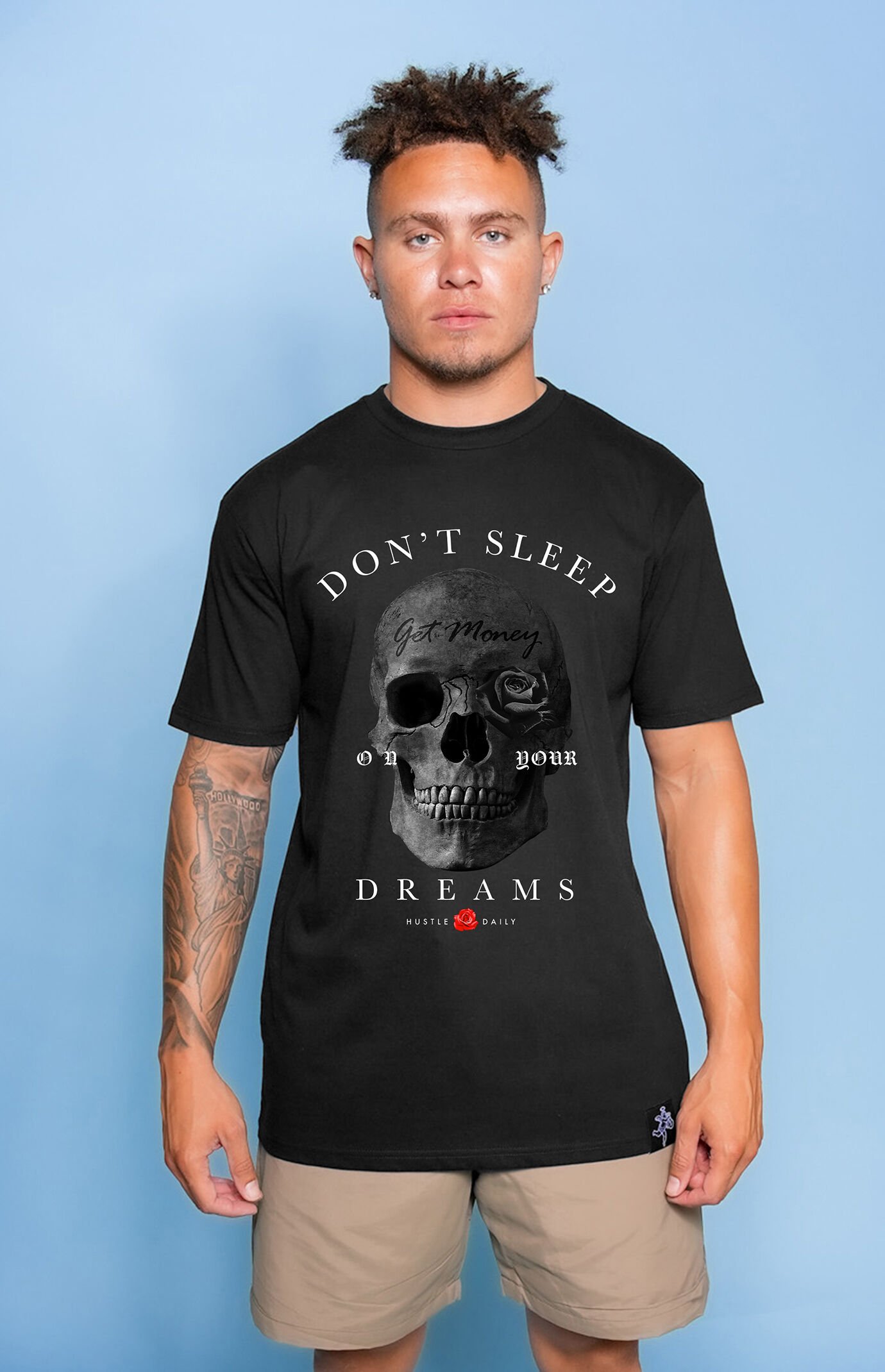 HASTAMUERTE Skull Rose T-Shirt