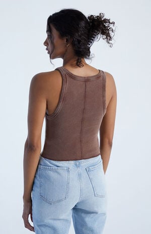 Ribbed Cropped Tank Top image number 2