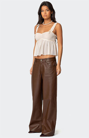 Tatiana Faux Leather Pants image number 4