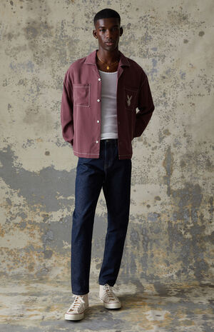 By PacSun Stitch Long Sleeve Shirt image number 3