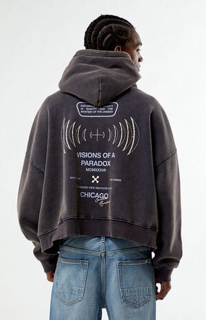 Visions of Paradox Cropped Hoodie image number 3