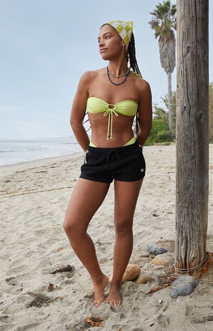 Green Eliza Bandeau Bikini Top image number 5