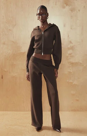 The Sami Zip Up Cropped Hoodie image number 1