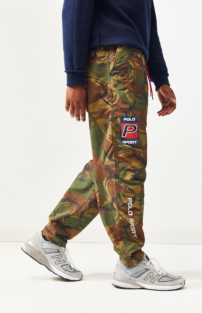 polo blue camo pants