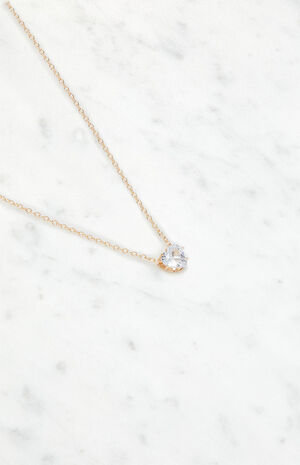 Heart Crystal Necklace image number 4