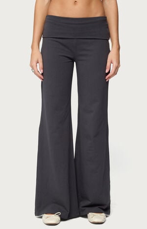 Wide Leg Fold Over Pants image number 1