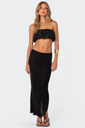 Romi Nylon Bubble Bandeau Top image number 5