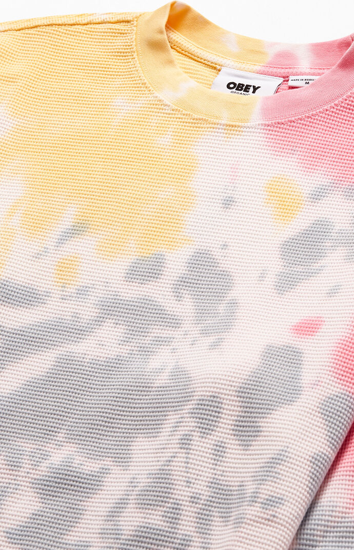 Sustainable Tie-Dyed Thermal T-Shirt