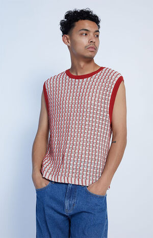 Sunset Crochet Sweater Vest image number 2