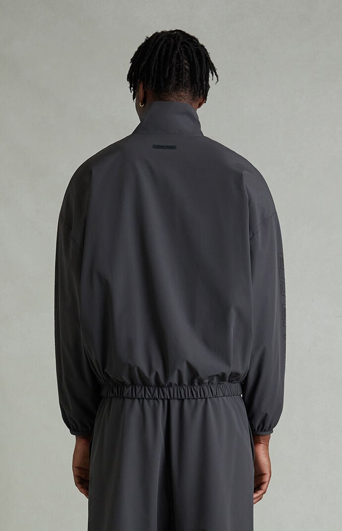 Fear of God ESSENTIALS Iron Gray Half-Zip Track Jacket