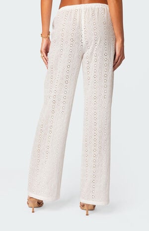 Lemon Lacey Cotton Pants image number 5