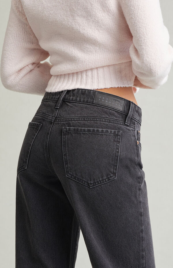 Pacsun Zoe Low Rise Girlfriend Jeans Black