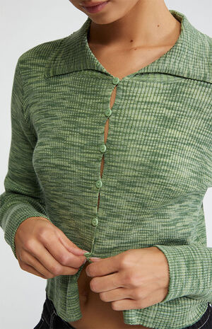 Uptown Keyhole Collared Cardigan image number 1