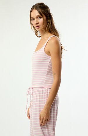 Lounge Striped Tank Top image number 3
