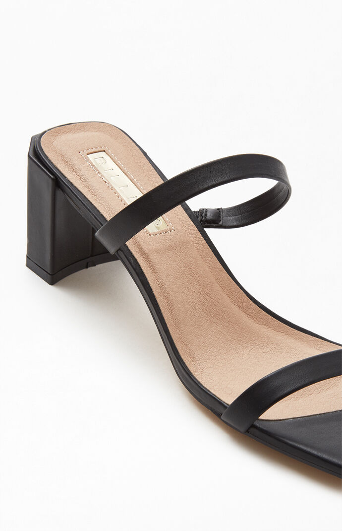 Luna Block Mule Heels