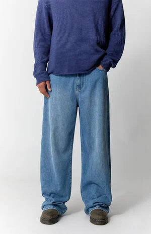Blake Extreme Baggy Jeans Lighter Blue image number 2