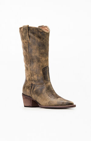 Women's Albany Leather Cowboy Boots Women's Albany Leather Cowboy Boots image number 6
