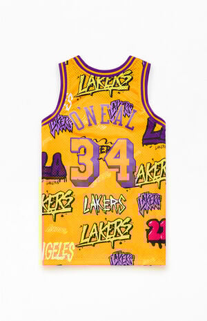 LA Lakers Shaq Slap Sticker Jersey image number 2
