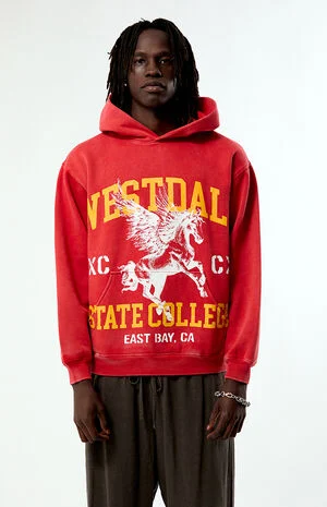Red Athletic Westdale Hoodie image number 1