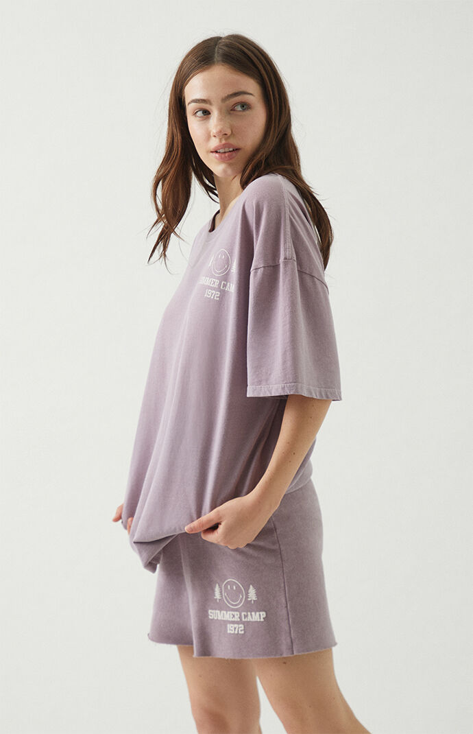 Happy Camper Oversized Recycled T-Shirt