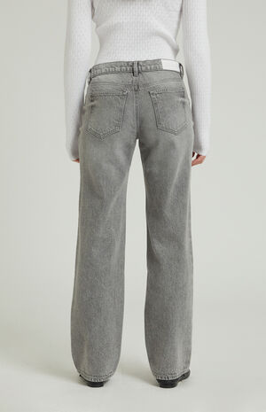 Jordyn Gray Low Rise Straight Leg Jeans image number 4