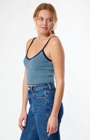 Astrid Striped Sweater Tank Top image number 3