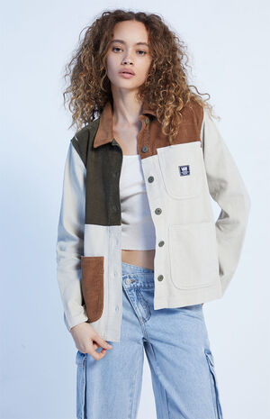 Drill Corduroy Colorblock Jacket image number 2