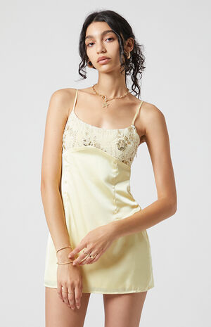 Bustier Sparkle Mini Dress image number 2