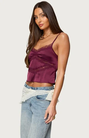 Tamar Satin Effect Tank Top image number 2
