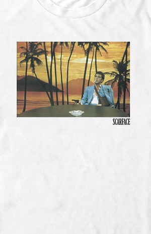 Scarface Sunset Backdrop T-Shirt image number 2