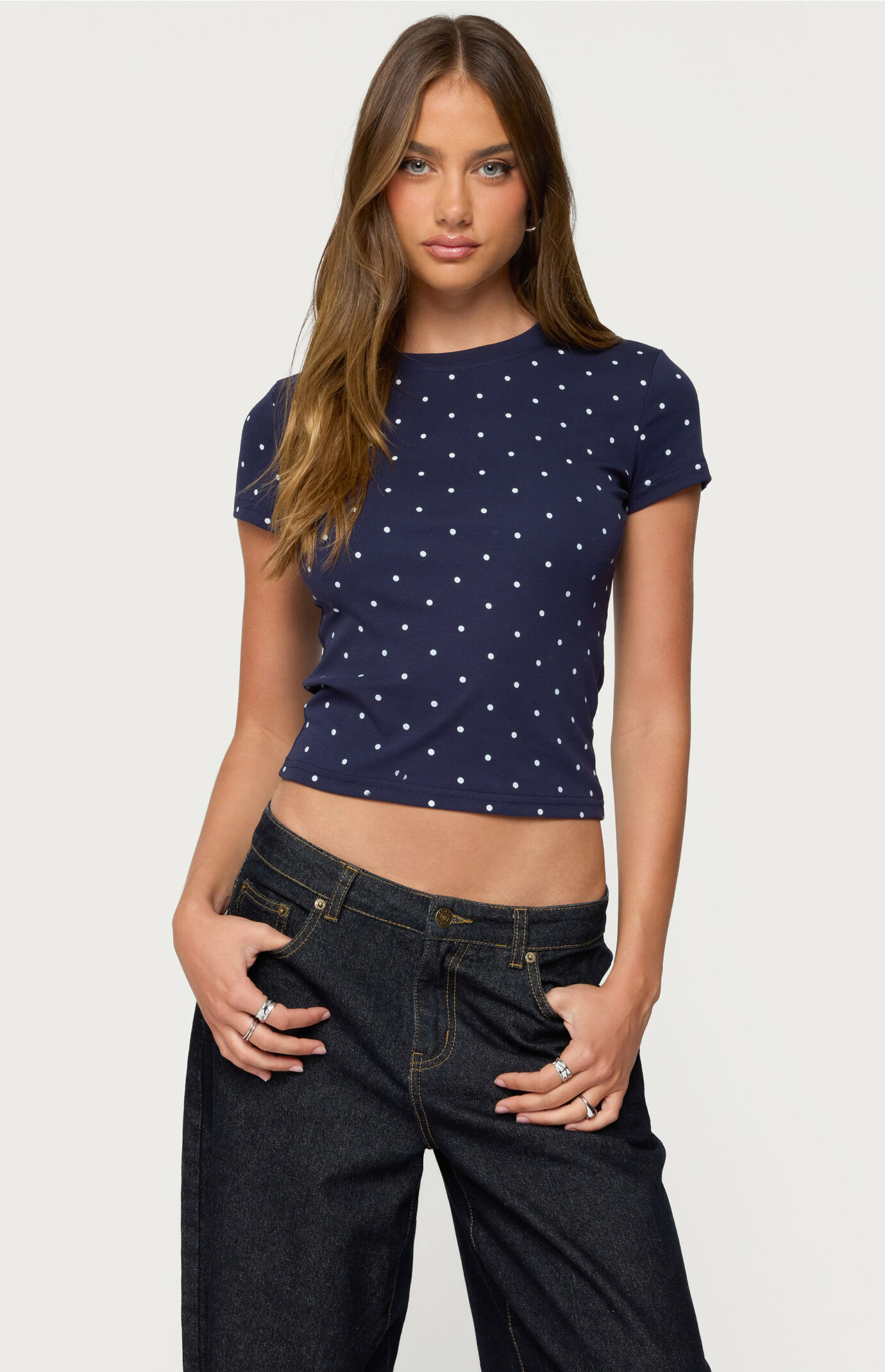 Edikted Lorenzo Polka Dot T-Shirt