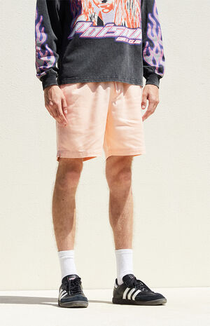 Cotton Textured Volley Shorts image number 2
