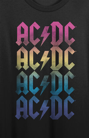 AC/DC Logo Cropped T-Shirt image number 2