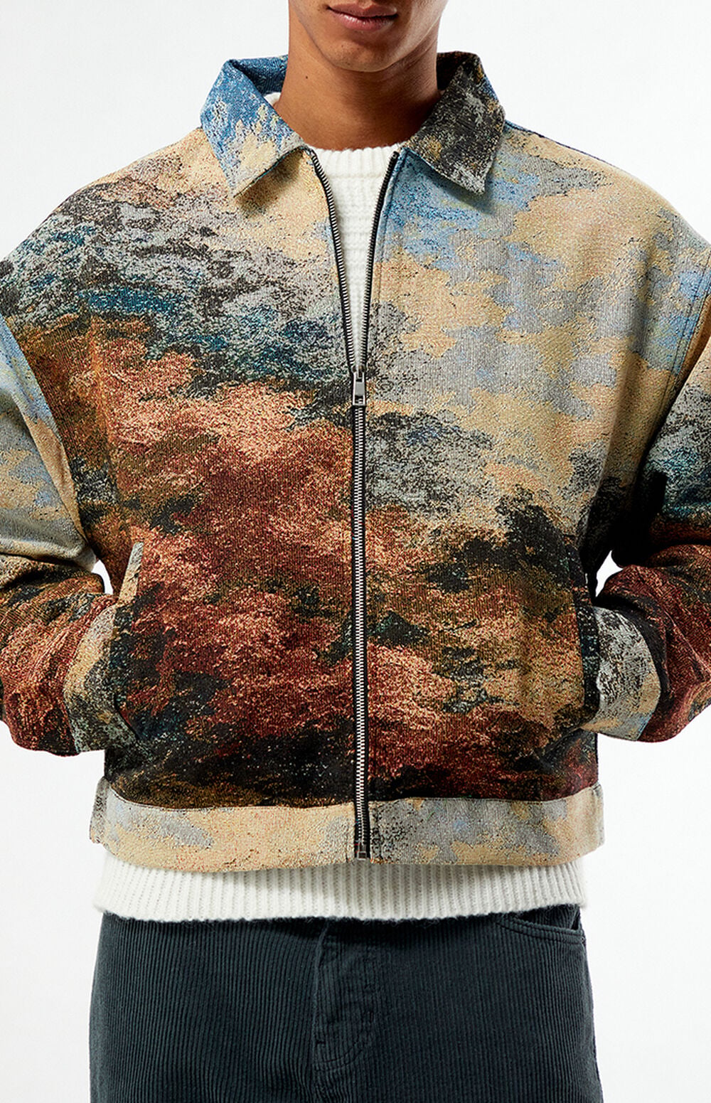 Pacsun Voice Divine Jacquard Gas Jacket | Pacsun