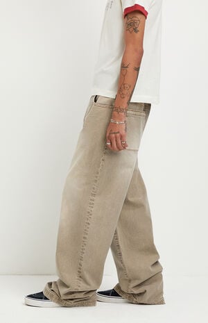 Blake Extreme Baggy Jeans Tan image number 3