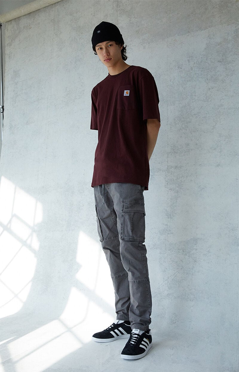 PacSun Gray Slim Cargo Pants PacSun