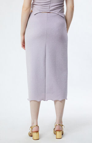 Ayra Lavender Frost Midi Skirt image number 4