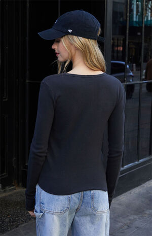 Black Athern Thermal Long Sleeve Top image number 3