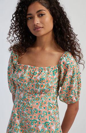 Cleo Flower Mini Dress image number 2