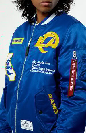 x Alpha Industries LA Rams Bomber Jacket image number 2
