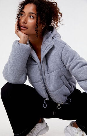 Knit Puffer Jacket image number 2